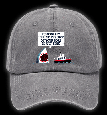 Shark: Boat??¡ê¡ès Fan Vintage Washed 100% Cotton Baseball Hat - TheDrunkShark