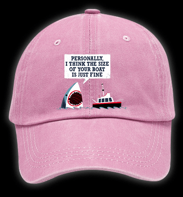 Shark: Boat??¡ê¡ès Fan Vintage Washed 100% Cotton Baseball Hat - TheDrunkShark