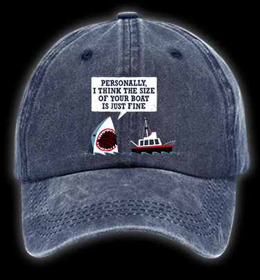 Shark: Boat??¡ê¡ès Fan Vintage Washed 100% Cotton Baseball Hat - TheDrunkShark