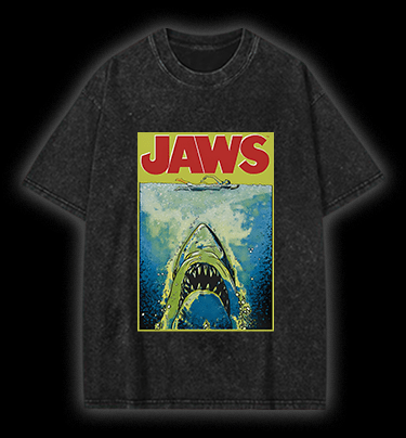 Shark's Uninvited Pool Party Vintage Washed 100% Cotton T-Shirt - TheDrunkShark