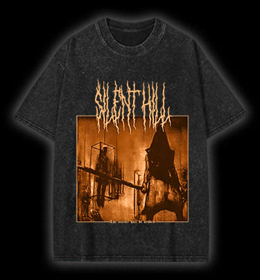  Silent Hill  Monster Vintage Washed 100% Cotton T-Shirt - TheDrunkShark