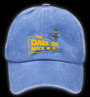 Star Cat Vintage Washed 100% Cotton Baseball Hat - TheDrunkShark