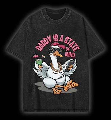  Swag Goose State  Vintage Washed 100% Cotton T-Shirt - TheDrunkShark