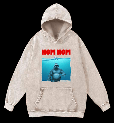 The King Shark Vintage Washed 100% Cotton Hoodie - TheDrunkShark