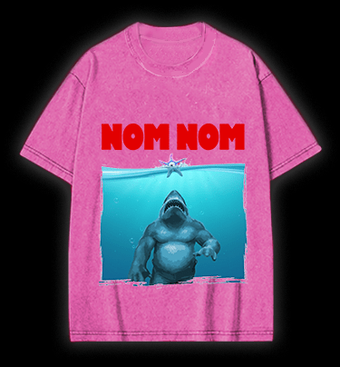 The King Shark Vintage Washed 100% Cotton T-Shirt - TheDrunkShark