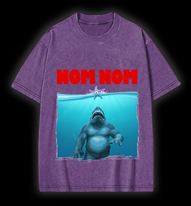 The King Shark Vintage Washed 100% Cotton T-Shirt - TheDrunkShark