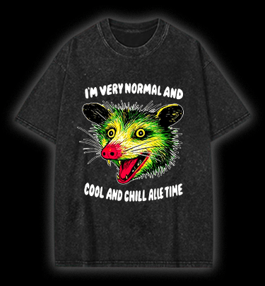  The ?¡ãNormal?¡À Mouse Vintage Washed 100% Cotton T-Shirt - TheDrunkShark