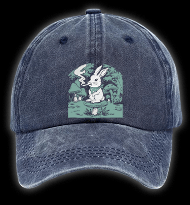 The Rabbit??¡ê¡ès Dope Vintage Washed 100% Cotton Baseball Hat - TheDrunkShark