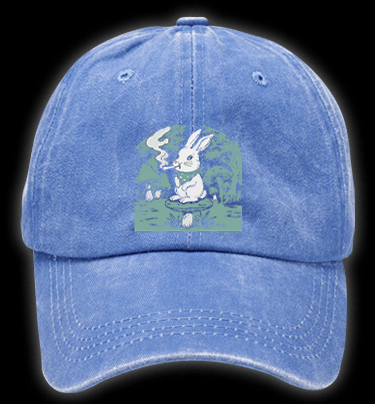 The Rabbit??¡ê¡ès Dope Vintage Washed 100% Cotton Baseball Hat - TheDrunkShark