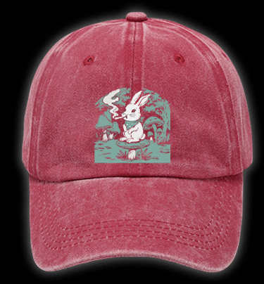 The Rabbit??¡ê¡ès Dope Vintage Washed 100% Cotton Baseball Hat - TheDrunkShark