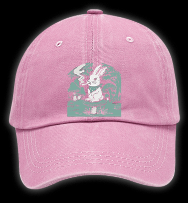 The Rabbit??¡ê¡ès Dope Vintage Washed 100% Cotton Baseball Hat - TheDrunkShark