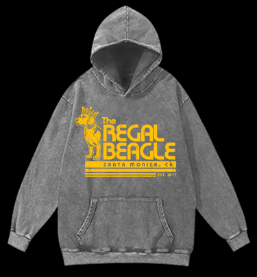 The REGAL BEAGLE Vintage Washed 100% Cotton Hoodie - TheDrunkShark