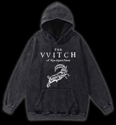 The VVITCH Vintage Washed 100% Cotton Hoodie - TheDrunkShark