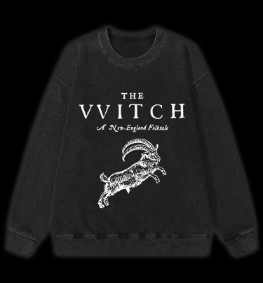 The VVITCH Vintage Washed 100% Cotton Sweatshirt - TheDrunkShark