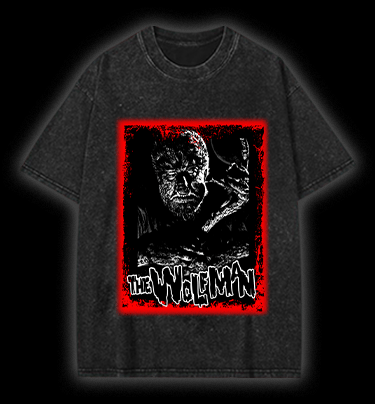  The Wolfman  Vintage Washed 100% Cotton T-Shirt - TheDrunkShark