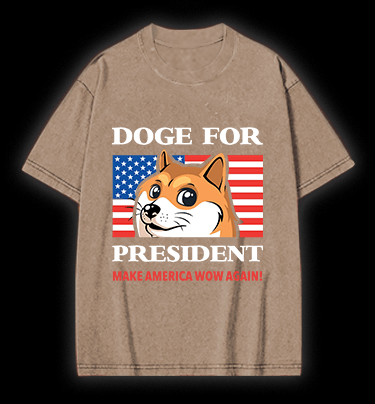 Trump Goge Vintage Washed 100% Cotton T-Shirt - TheDrunkShark