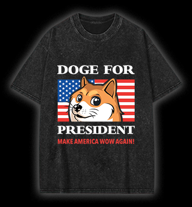 Trump Goge Vintage Washed 100% Cotton T-Shirt - TheDrunkShark