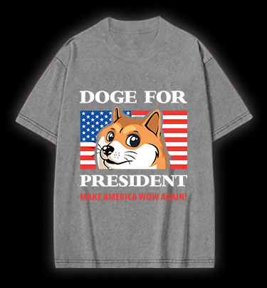 Trump Goge Vintage Washed 100% Cotton T-Shirt - TheDrunkShark