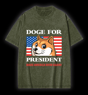 Trump Goge Vintage Washed 100% Cotton T-Shirt - TheDrunkShark