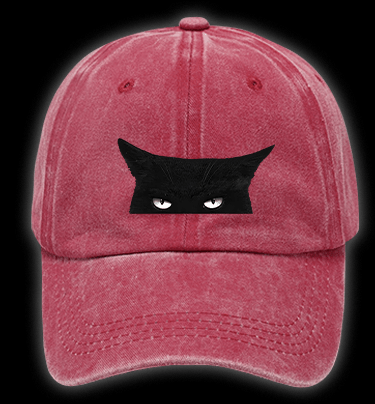 Unlikely Wrong Cat Vintage Washed 100% Cotton Baseball Hat - TheDrunkShark