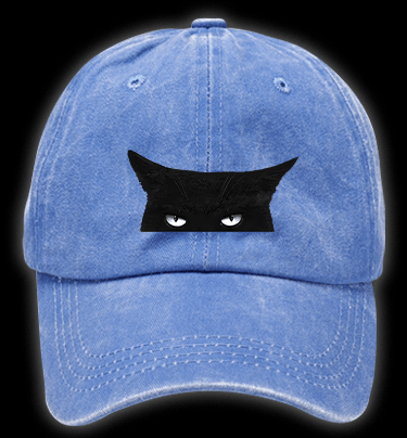 Unlikely Wrong Cat Vintage Washed 100% Cotton Baseball Hat - TheDrunkShark