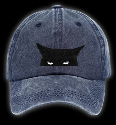 Unlikely Wrong Cat Vintage Washed 100% Cotton Baseball Hat - TheDrunkShark