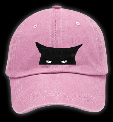 Unlikely Wrong Cat Vintage Washed 100% Cotton Baseball Hat - TheDrunkShark