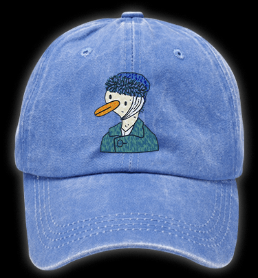 Van Gogh Goose Vintage Washed 100% Cotton Baseball Hat - TheDrunkShark
