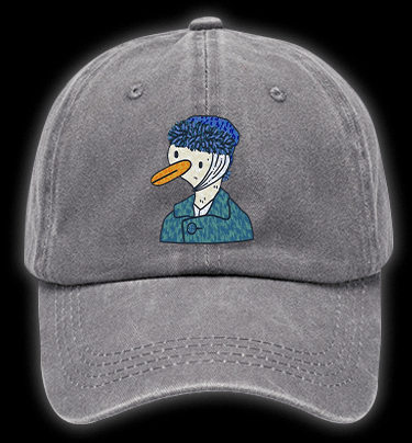Van Gogh Goose Vintage Washed 100% Cotton Baseball Hat - TheDrunkShark