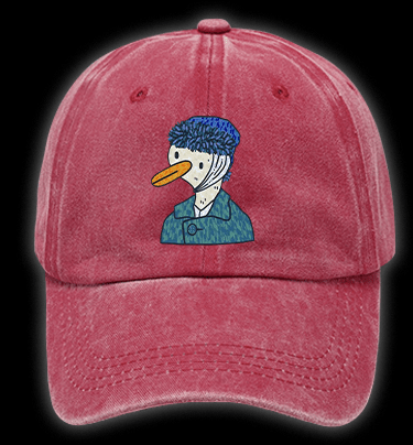 Van Gogh Goose Vintage Washed 100% Cotton Baseball Hat - TheDrunkShark