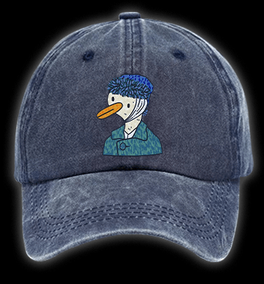 Van Gogh Goose Vintage Washed 100% Cotton Baseball Hat - TheDrunkShark