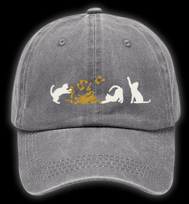 Vintage Washed 100% Cotton Baseball Hat - TheDrunkShark