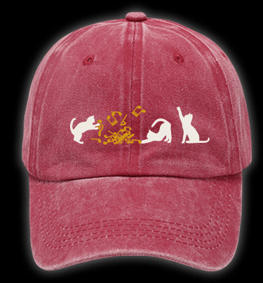 Vintage Washed 100% Cotton Baseball Hat - TheDrunkShark