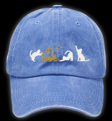 Vintage Washed 100% Cotton Baseball Hat - TheDrunkShark