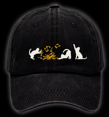 Vintage Washed 100% Cotton Baseball Hat - TheDrunkShark