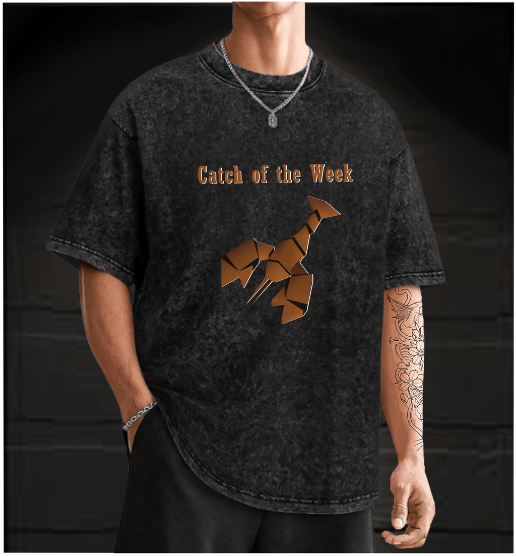 Weekly Lobster Catch Vintage Washed 100% Cotton T-Shirt - TheDrunkShark