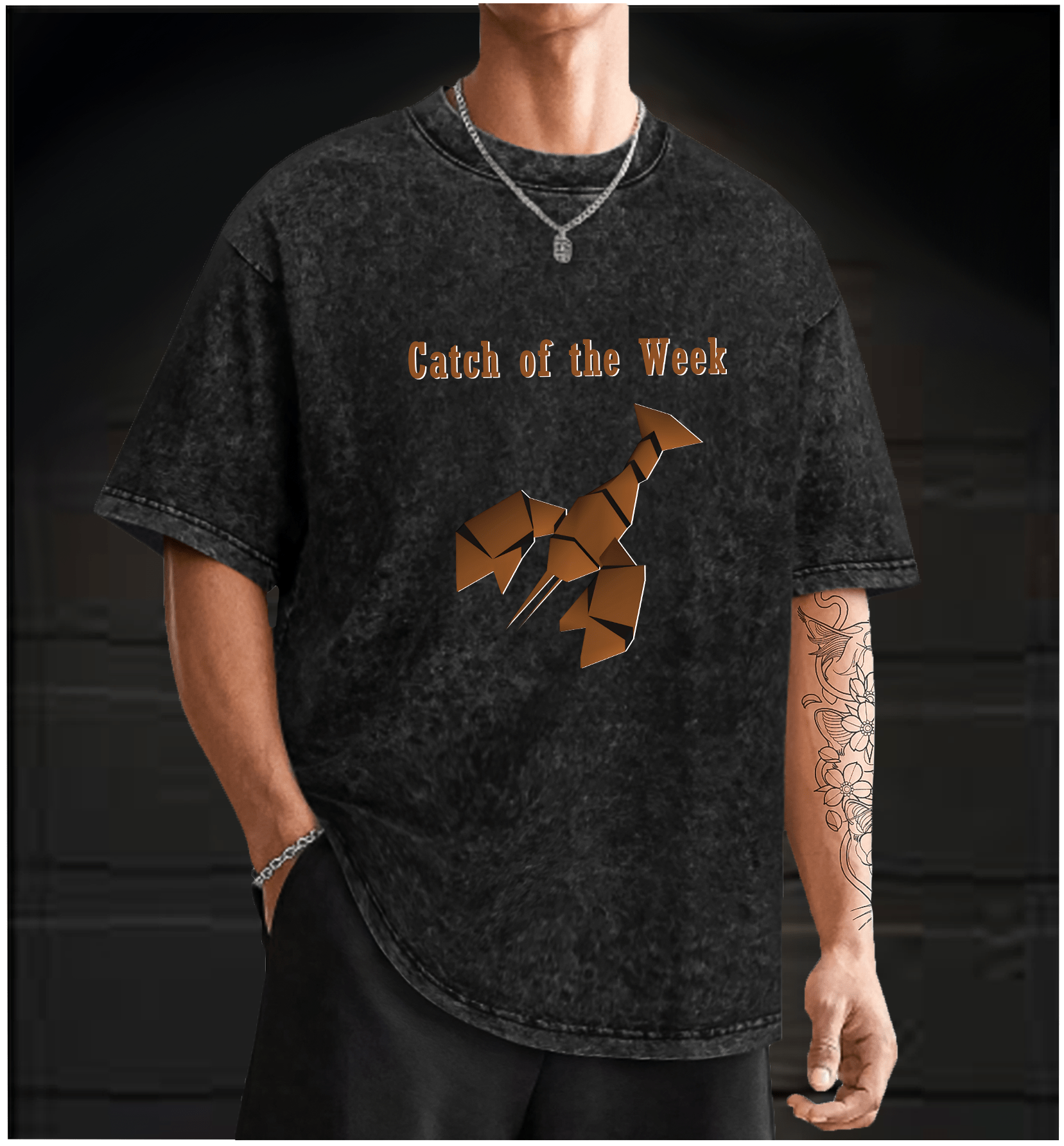 Weekly Lobster Catch Vintage Washed 100% Cotton T-Shirt - TheDrunkShark